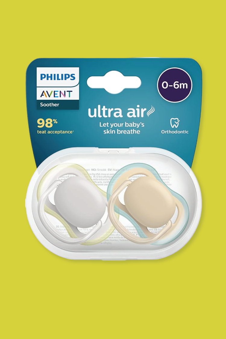Philips-Avent-Lot-de-2-sucettes-Ultra-Air sucette Philips Avent
