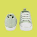 Baskette haute en toile vert (3)