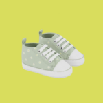 Baskette haute en toile vert (3)