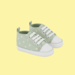 Baskette haute en toile vert (3)