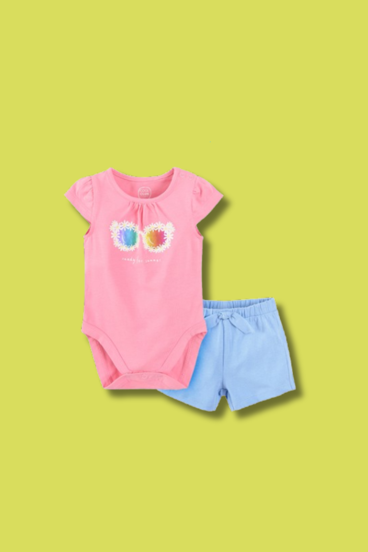 Ensemble deux pièces fille 3-6 mois (Body-short)2 Ensemble-deux-pieces-fille-3-6-mois-Body-short