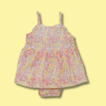 Ensemble robe body à motif multicolore