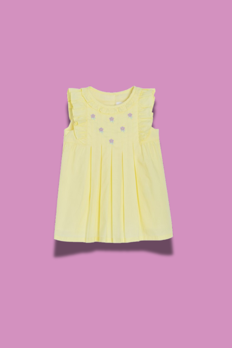 Robe Jaune.1 robe jaune bébé