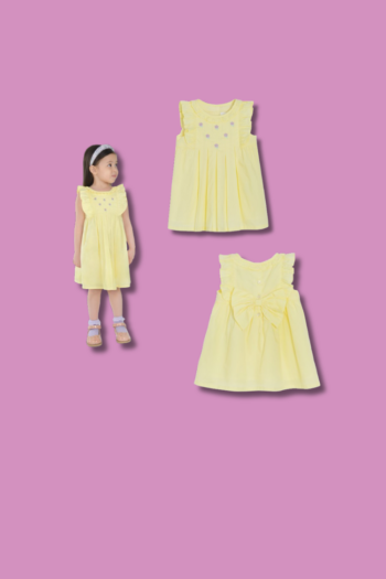 robe jaune bébé