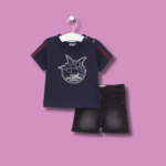 Ensemble 2pcs beu foncé et noir