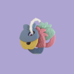 Jouet de dentition en forme (Macarons bleu) S