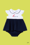 Robe Body Bébé Fille en Coton6