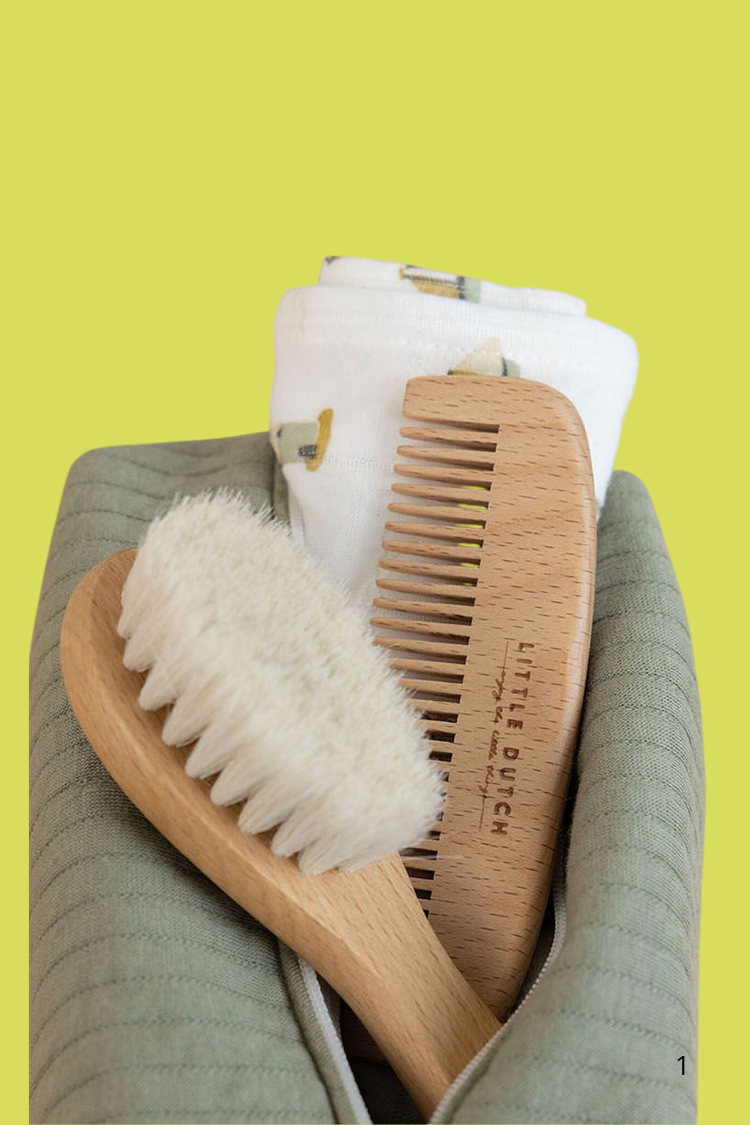 Ensemble peigne et brosse bebe