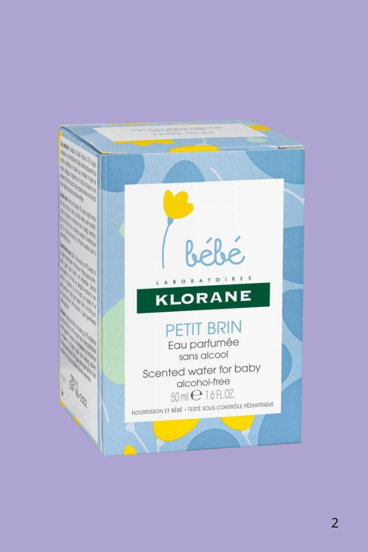 Klorane Bébé Coffret Ma Première Eau Parfumée Petit Brin + Doudou Lapin (1)