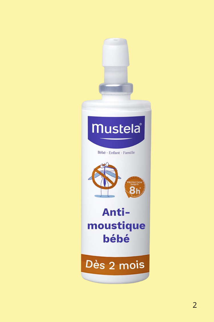 Mustela Anti-Moustique Bébé 100 ml – Émulsion répulsive dès 2 mois