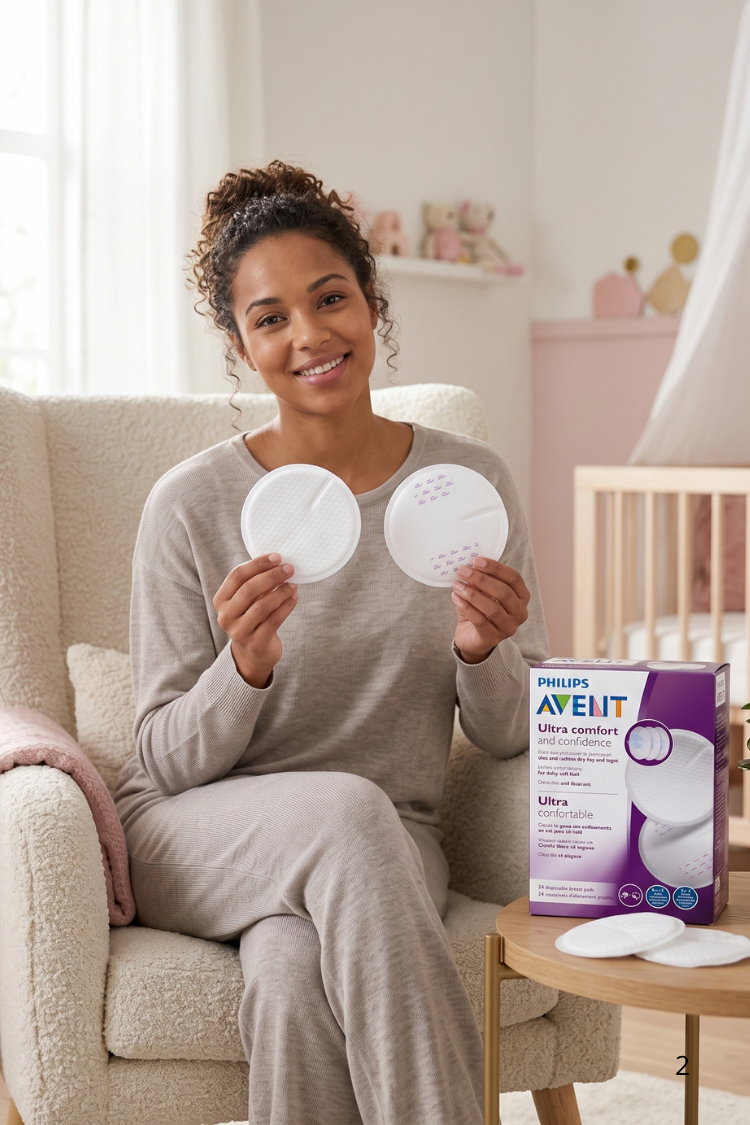 Philips Avent – Coussinets d'allaitement jetables x24 ultra confortables, ultra discrets (3)